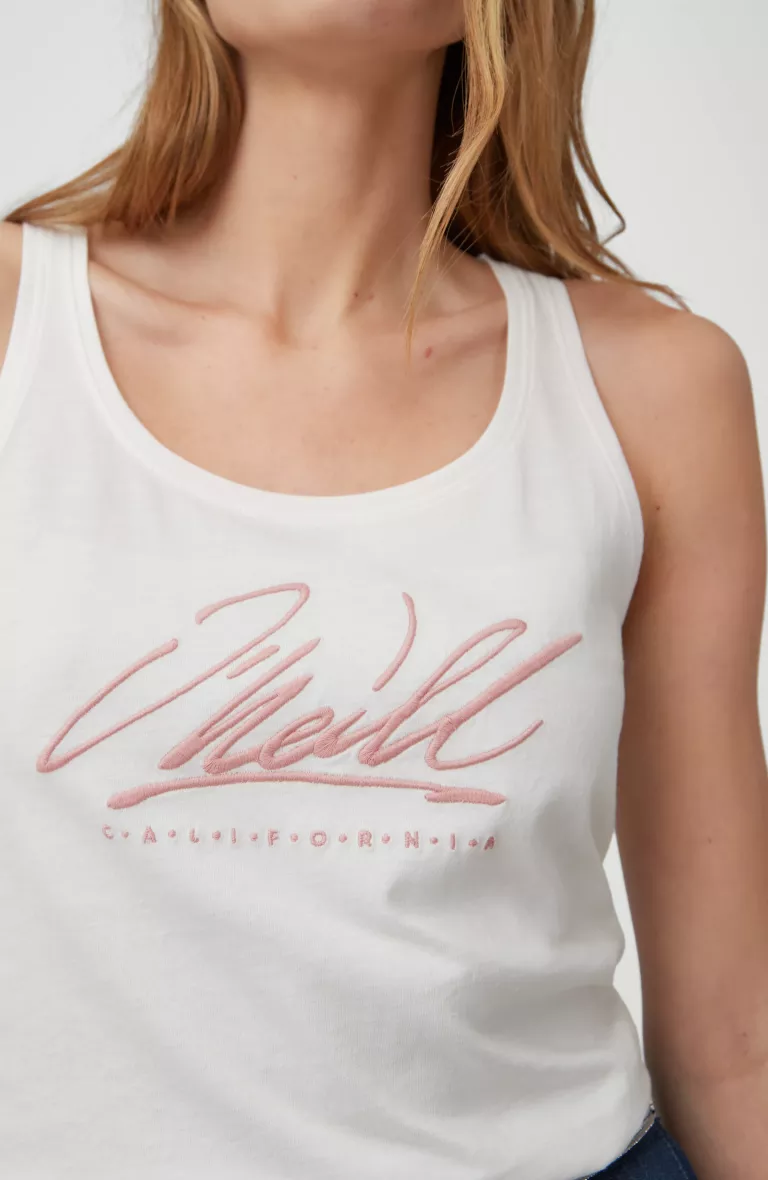 Dámske tielko s vyšívaným logom