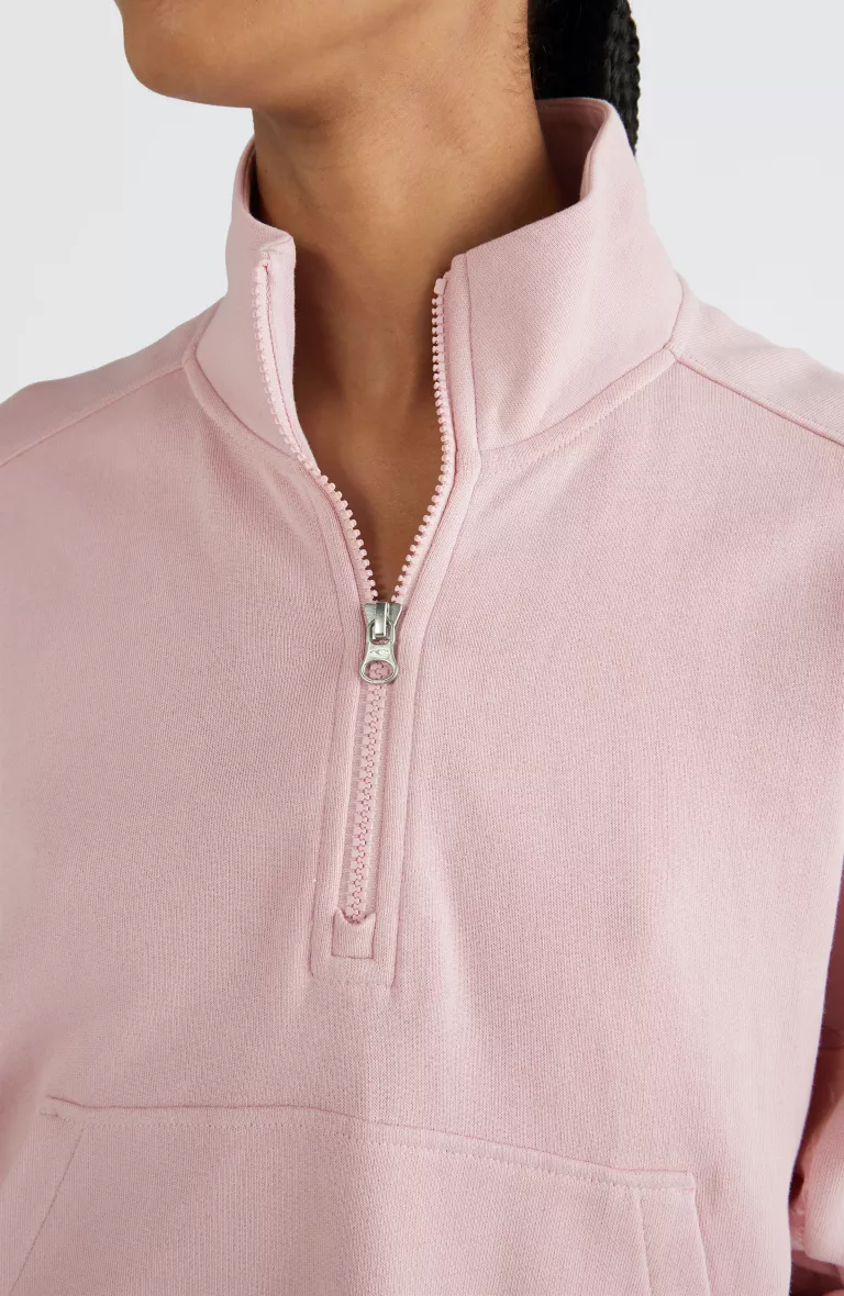 Dámska mikina half ZIP CREW