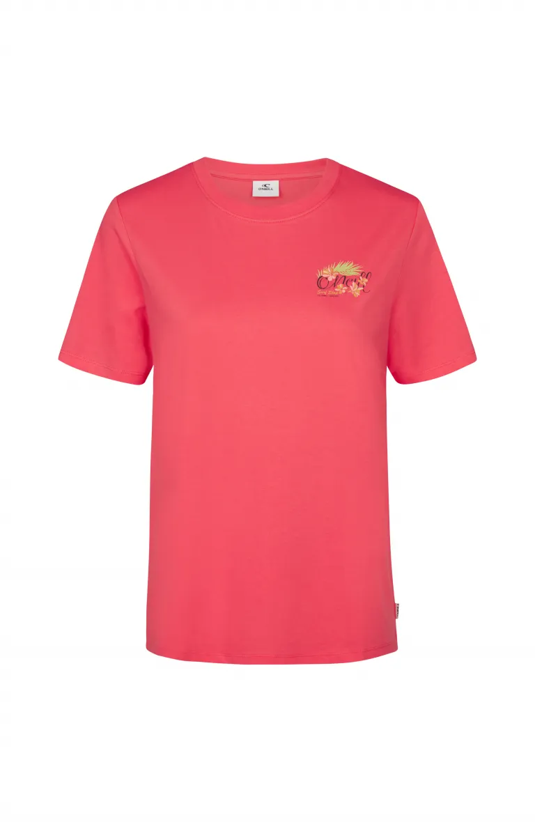 Tričko FLOWER CHEST PRINT T-SHIRT